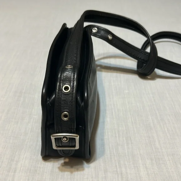 Coach Black Leather Crossbody Bag - Picture 3 of 15
